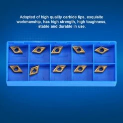 YD 10 Pièces Pointes En Carbure De CNC Insère L'outil De Tournage De Tour De Coupeur De Lame Avec La Bote 7 YD 10 Pièces Pointes En Carbure De CNC Insère L'outil De Tournage De Tour De Coupeur De Lame Avec La Bote -Tours et accessoires Soldes 65298012 3