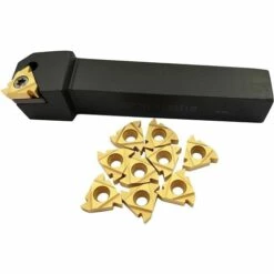 OSQI 5/8" SER1616H16 Porte-outil De Tournage En Carbure De Tungstène Indexable Avec 10 Lames 16ER AG60 BP010 En Carbure Indexable -Tours et accessoires Soldes 65499956 3