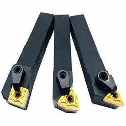 CESIèCLEFOU CNC Tour Excircle Indexable Carbure Outil De Tournage Bit Set MTJNR1616H16 + MWLNR1616H08 + MCLNR1616H12 Avec 3pcs Inserts En Carbure Indexable(3 PCS)Lefou
