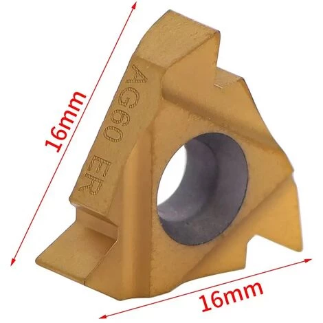 CESIèCLEFOU Coffret De 10pcs 3/8" 16ER AG60 Lame Inserts Rotatifs CNC Cutters En Carbure Outil Tournage De Metal Filtage Pour Tours, Fraiseuses Lefou 2 CESIèCLEFOU Coffret De 10pcs 3/8" 16ER AG60 Lame Inserts Rotatifs CNC Cutters En Carbure Outil Tournage De Metal Filtage Pour Tours, Fraiseuses Lefou – Image 2