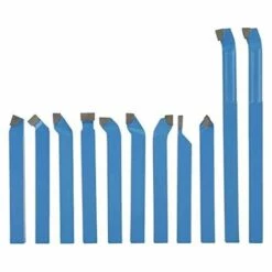 MONLY 11Pcs Outils De Tour Bits, Tour De Coupe Au Carbure Ensemble D'outils De Tournage Ensemble De Fraisage De Soudage Pour Tour à Métal