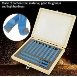 MONLY 11Pcs Outils De Tour Bits, Tour De Coupe Au Carbure Ensemble D'outils De Tournage Ensemble De Fraisage De Soudage Pour Tour à Métal -Tours et accessoires Soldes 65757477 4