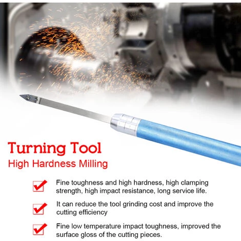 LIFCAUSAL 12 Pièces/ensemble Haute Dureté Tour à Métaux Kit D'outils De Tournage Ensemble De Support De Barre D'alésage Pour Le Traitement Des Pièces En Acier Outil De Travail Du Bois à Main 3 LIFCAUSAL 12 Pièces/ensemble Haute Dureté Tour à Métaux Kit D'outils De Tournage Ensemble De Support De Barre D'alésage Pour Le Traitement Des Pièces En Acier Outil De Travail Du Bois à Main – Image 3