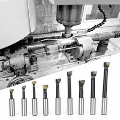 OCXIN Jeu De Barres D'alésage 12mm CNC Barre D'alésage Fraisage Jeu De Barres D'alésage Pour Tour CNC -Tours et accessoires Soldes 66860090 5