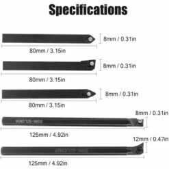 KAEJYIUT 5Pcs De Turning Porte-Outil De Forage Bar + 3Pcs Ccmt060204 + 2Pcs Dcmt070204 Carbure Insert Set 8 KAEJYIUT 5Pcs De Turning Porte-Outil De Forage Bar + 3Pcs Ccmt060204 + 2Pcs Dcmt070204 Carbure Insert Set -Tours et accessoires Soldes 66995872 4