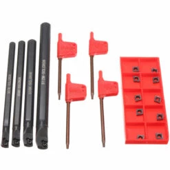 Fantablau S12M/S10K/S08K/S07K-SCLCR06 Porte-outil De Tournage Fraisage De Tour + 10x Insert De Lame