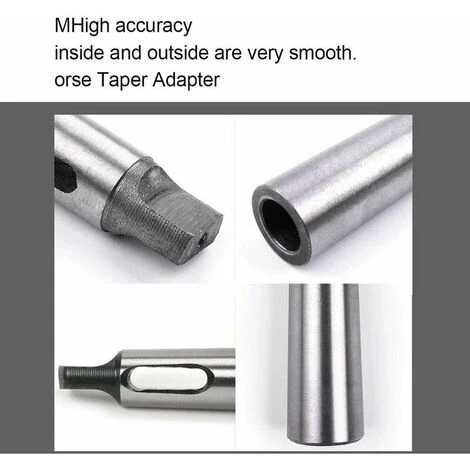 Thsinde Tour De Fraisage Adaptateur De Réduction De Bague De Forage Conique Morse (MT1 à MT2, MT3 à MT2, MT3 à MT4, 3 Pièces) 3 Thsinde Tour De Fraisage Adaptateur De Réduction De Bague De Forage Conique Morse (MT1 à MT2, MT3 à MT2, MT3 à MT4, 3 Pièces) – Image 3