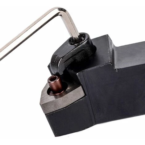 LIFCAUSAL Porte-outil De Tournage De Tour MWLNR2020K08 Support + 10 Pièces WNMG080404 Plaquettes En Carbure + Clé Pour Tour De Tournage 4 LIFCAUSAL Porte-outil De Tournage De Tour MWLNR2020K08 Support + 10 Pièces WNMG080404 Plaquettes En Carbure + Clé Pour Tour De Tournage – Image 4