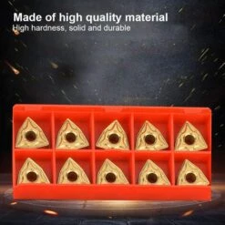 LLOVE Plaquettes De Tournage De Plaquettes En Carbure Plaquettes De Tournage De Plaquettes En Carbure 432 Plaquettes De Tour De Rechange Plaquettes De Rechange Pour Porte-outils,10pcs -Tours et accessoires Soldes 67862523 5