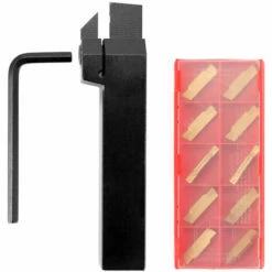 OCXIN Porte-outils Exterieurs De Rainurage Et De Tournage Pour Tours, Plaquettes En Carbure, Outils De Tour, Style 1 - Style 1