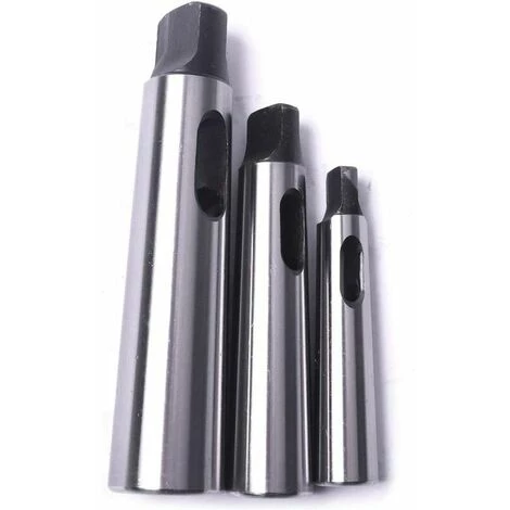 QERSTA Cône Morse Douille De Perçage Réduction Adaptateur Pour Tour De Fraisage (MT1 à MT2, MT3 à MT2, MT3 à MT4,3pcs) 1 QERSTA Cône Morse Douille De Perçage Réduction Adaptateur Pour Tour De Fraisage (MT1 à MT2, MT3 à MT2, MT3 à MT4,3pcs)