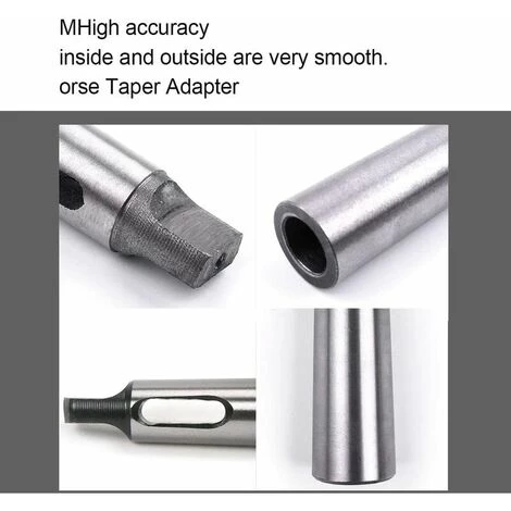 GRID COOL Cône Morse Douille De Perçage Réduction Adaptateur Pour Tour De Fraisage (MT1 à MT2, MT3 à MT2, MT3 à MT4,3pcs) 3 GRID COOL Cône Morse Douille De Perçage Réduction Adaptateur Pour Tour De Fraisage (MT1 à MT2, MT3 à MT2, MT3 à MT4,3pcs) – Image 3