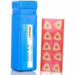 Accessoire Pour Tour à Métaux DENUOTOP MWLNR2020K08 Support + 10 Pièces WNMG080404 Plaquettes En Carbure + Clé Pour Tour -Tours et accessoires Soldes 68689048 3
