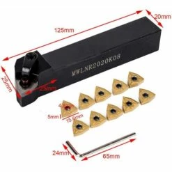 MONLY Outil De Tournage MWLNR2020K08 Tige De Forage A Pince + WNMG080404 -Tours et accessoires Soldes 68768797 4