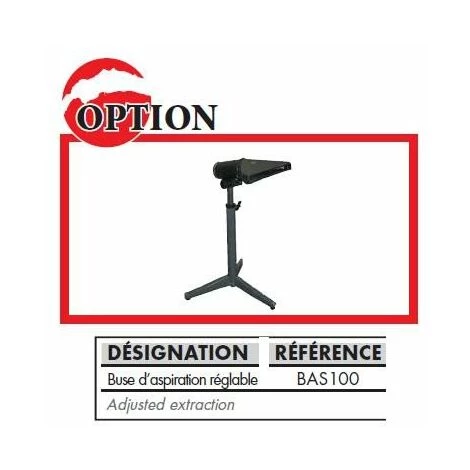 Leman - Buse D Aspiration Reglable Sur Pied Pour Tab 1 Leman - Buse D Aspiration Reglable Sur Pied Pour Tab